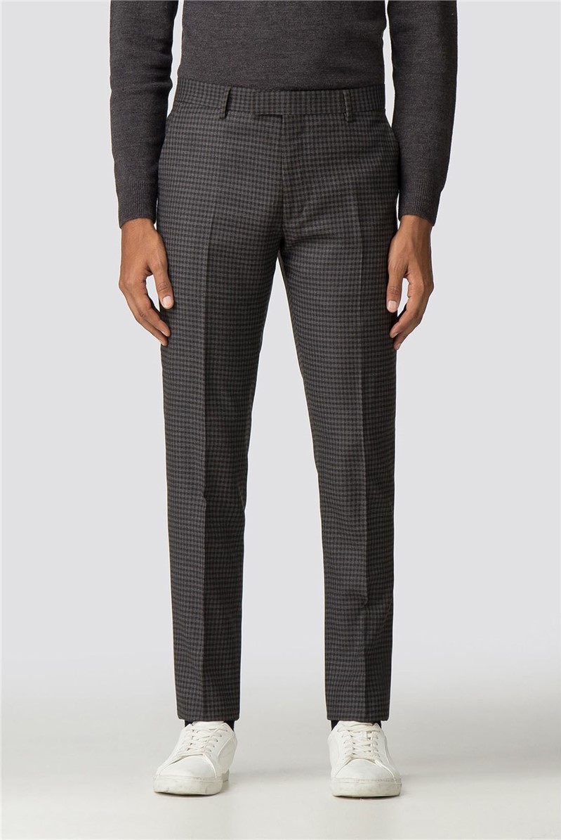 Gingham skinny hot sale trousers