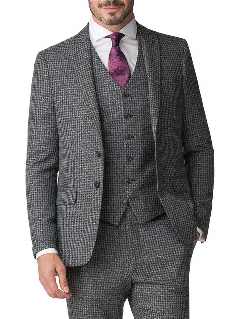 Studio Grey boucle slim fit ivy league waistcoat