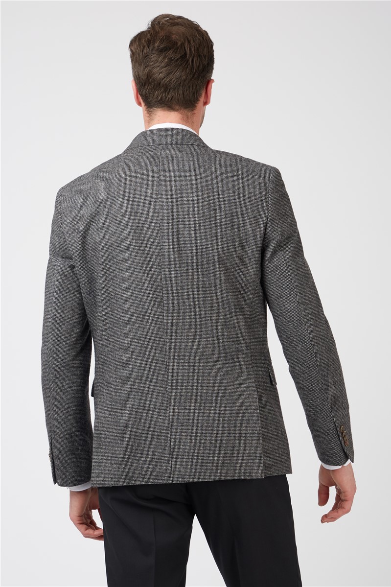 Jeff Banks Grey Puppytooth Jacket | Suit Direct