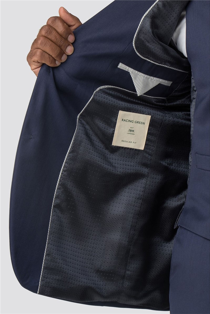  Regular Fit Navy Twill Performance Suit