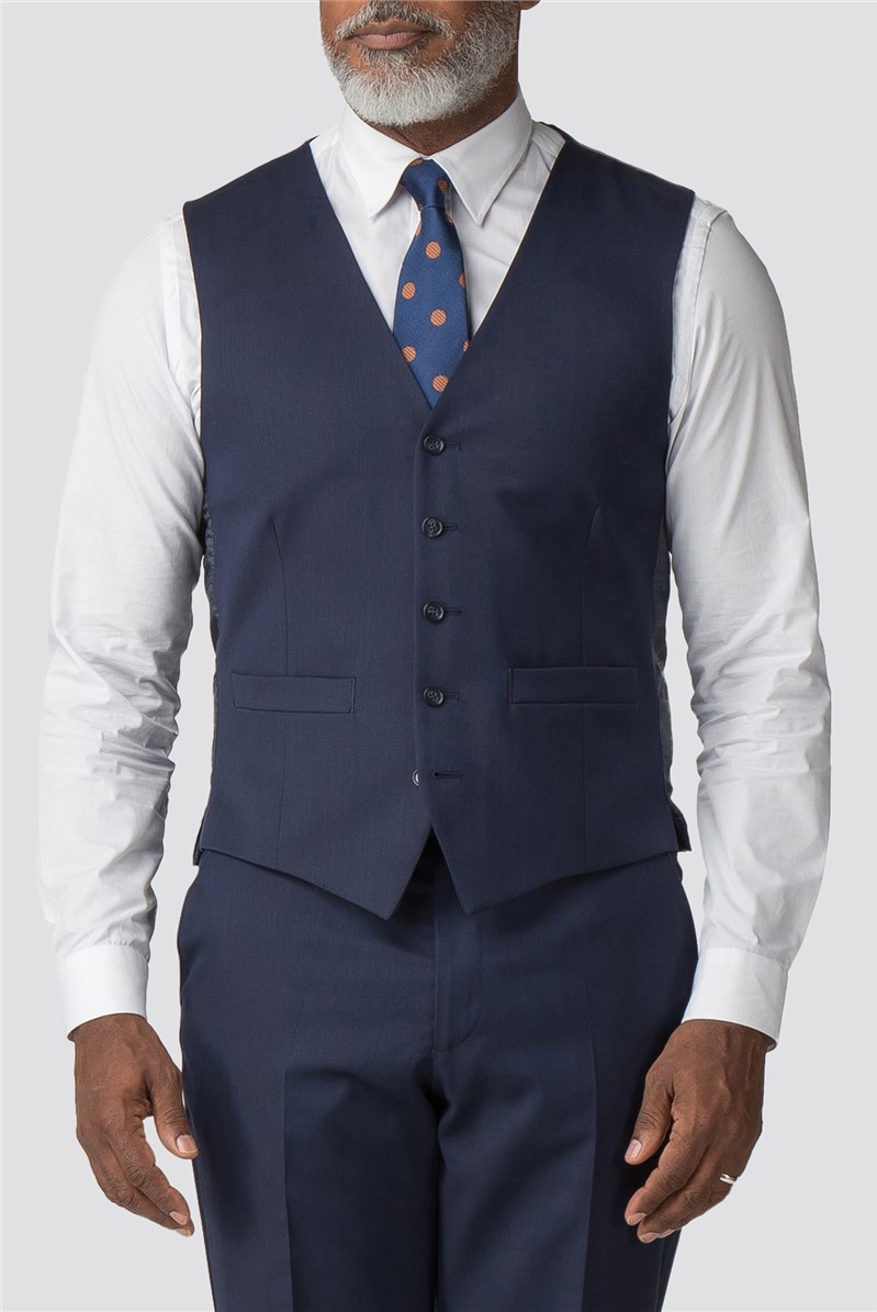  Regular Fit Navy Twill Performance Suit