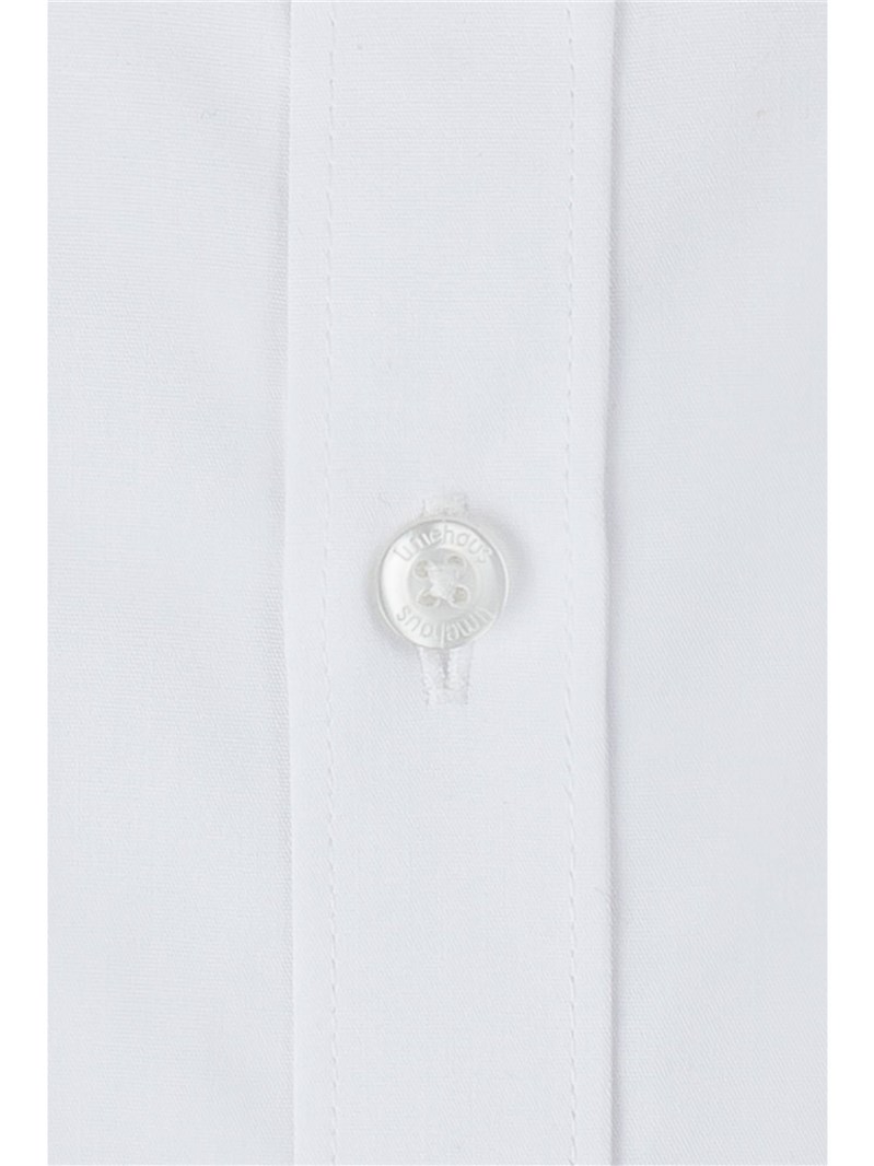 Limehaus | Men's White Grandad Shirt | Suit Direct