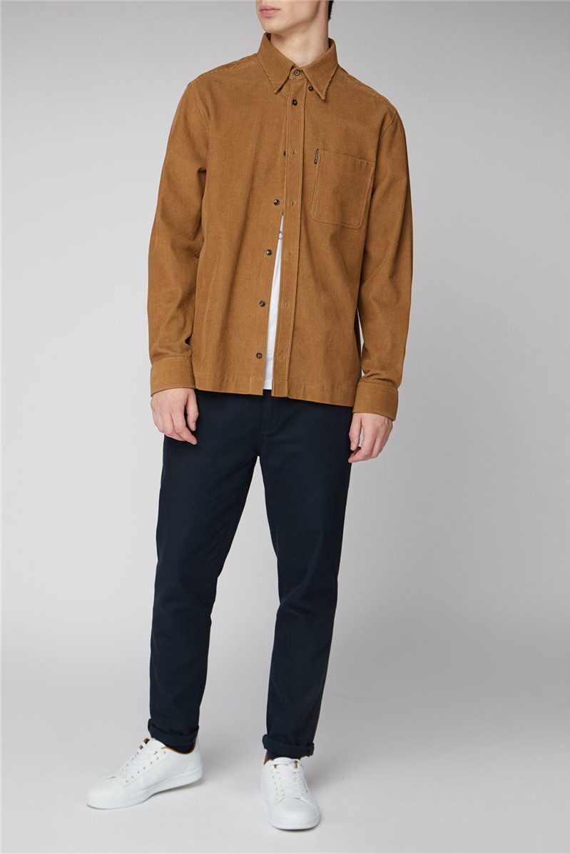  Long Sleeve Corduroy Overshirt