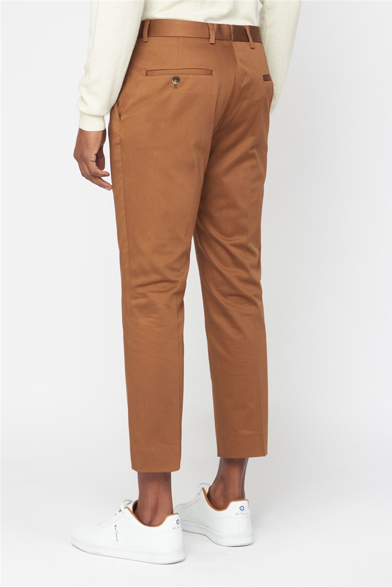 Tan Cotton Trousers