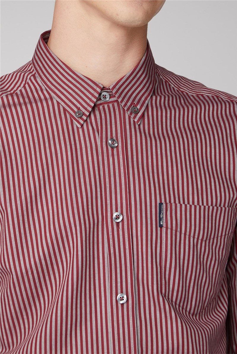 Ben Sherman | Oxford Bengal Stripe Red 
