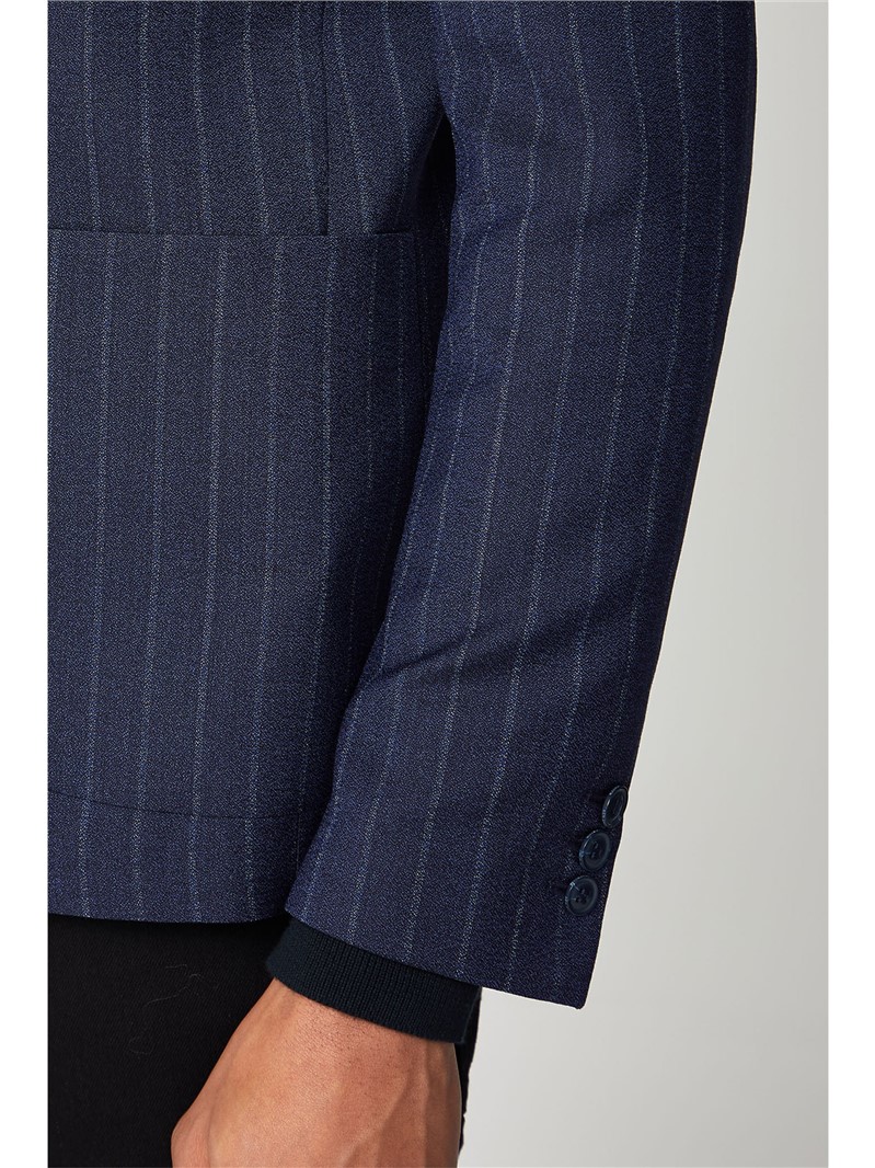  Navy Pin Stripe Blazer