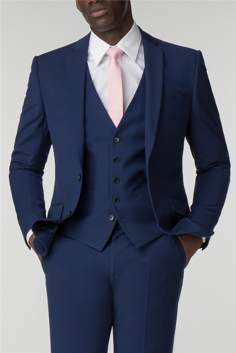  Occasions Blue Tailored Fit Suit Jacket