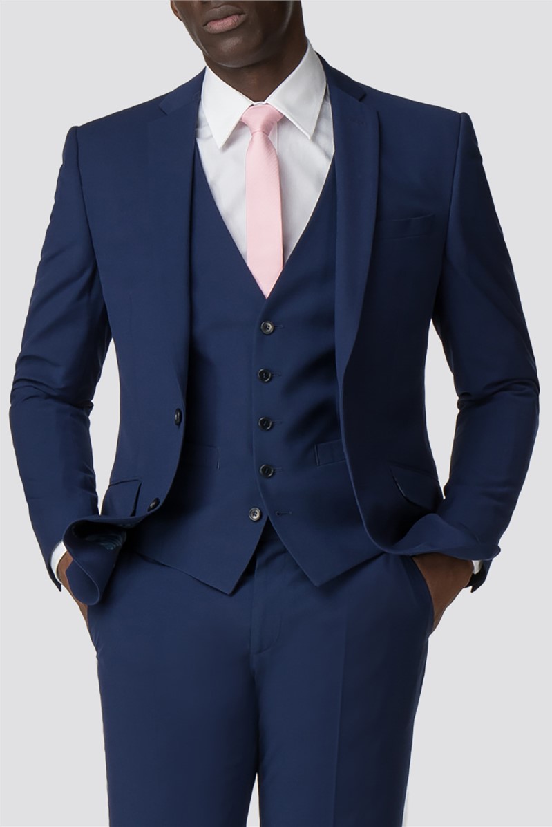  Occasions Blue Tailored Fit Suit Jacket