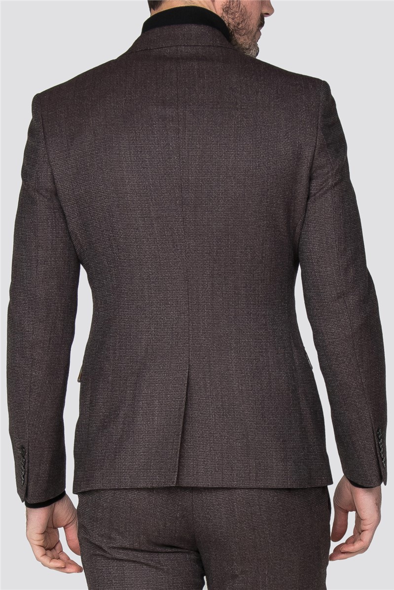  Rust Speckle Slim Fit Suit Jacket