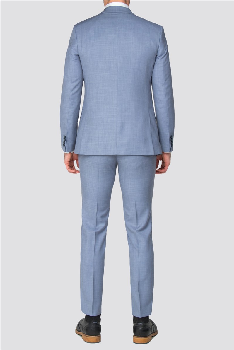  Occasions Light Blue Tailored Fit Suit Jacket