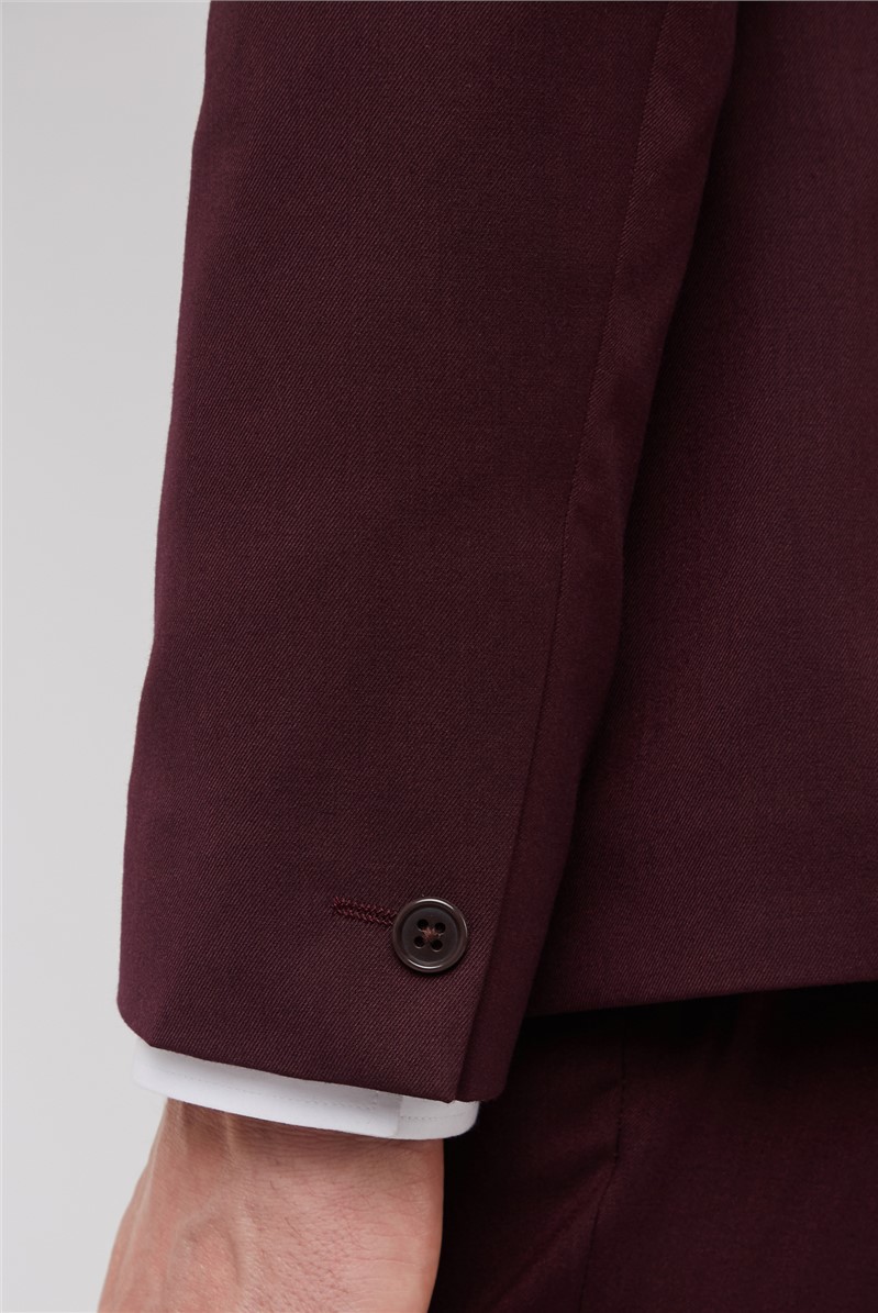 Red Herring Skinny Fit Burgundy Jacket