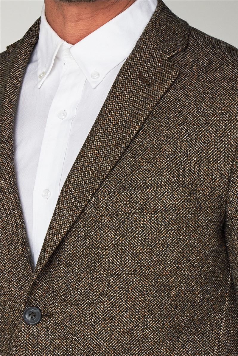  Oatmeal texture Tailored Fit Waistcoat