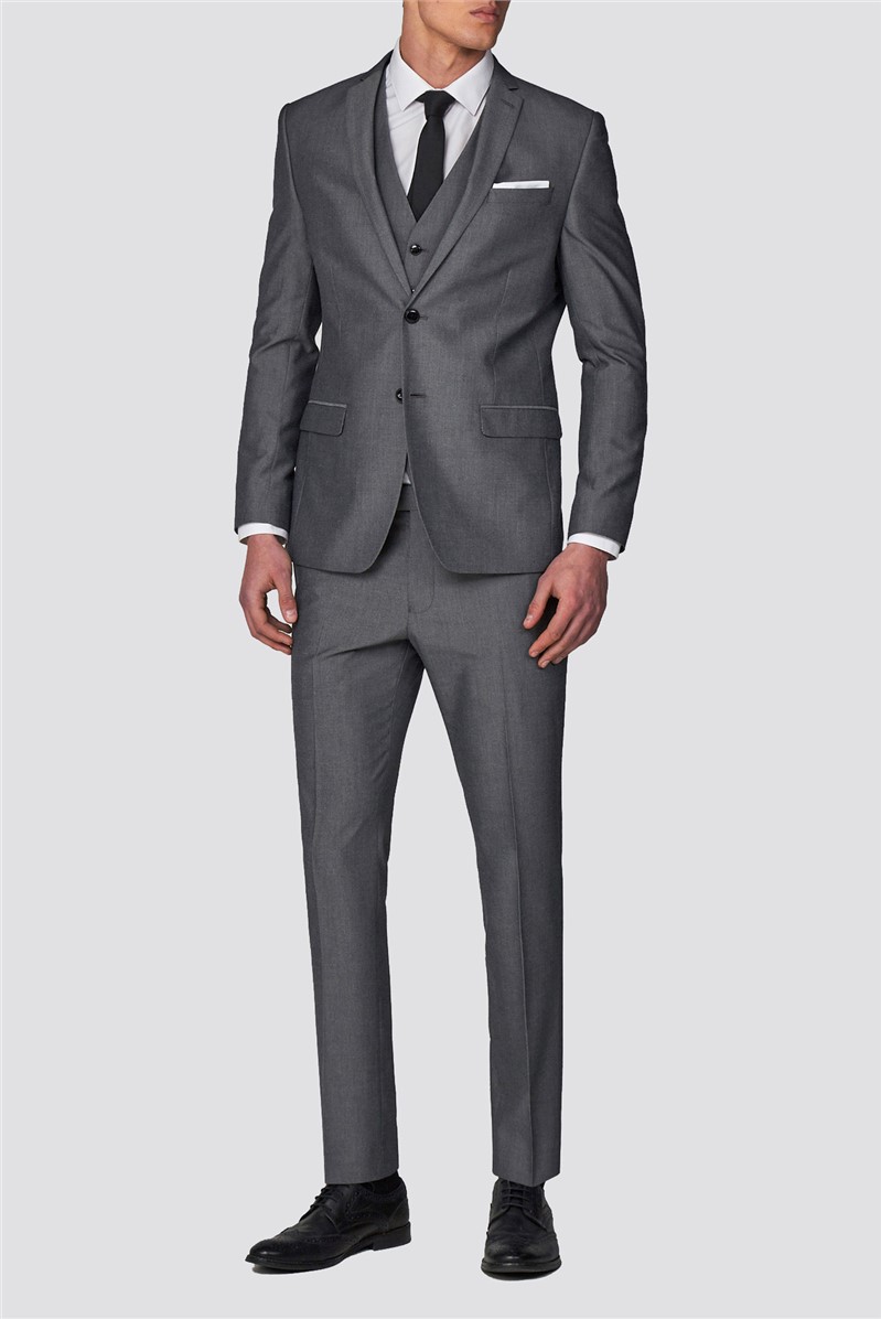  Slim Fit Light Grey Tonic Suit