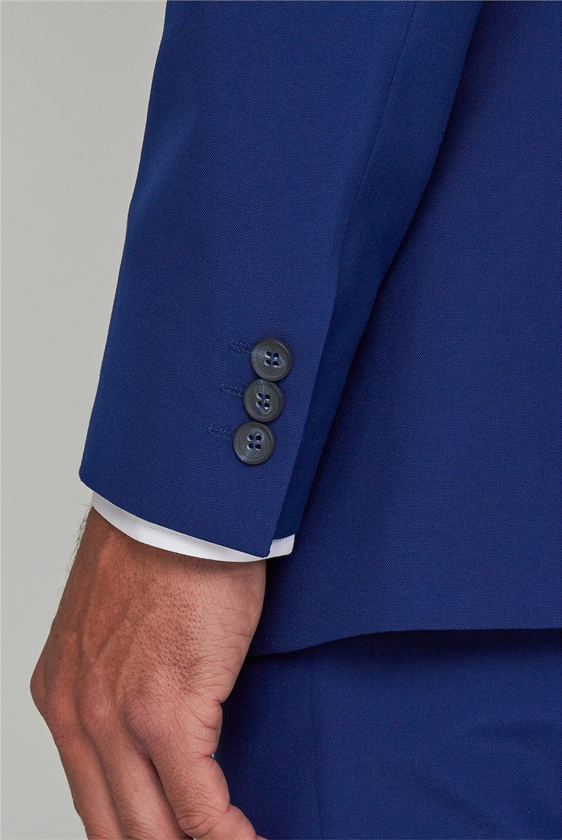  Cobalt Blue Regular Fit Suit Jacket