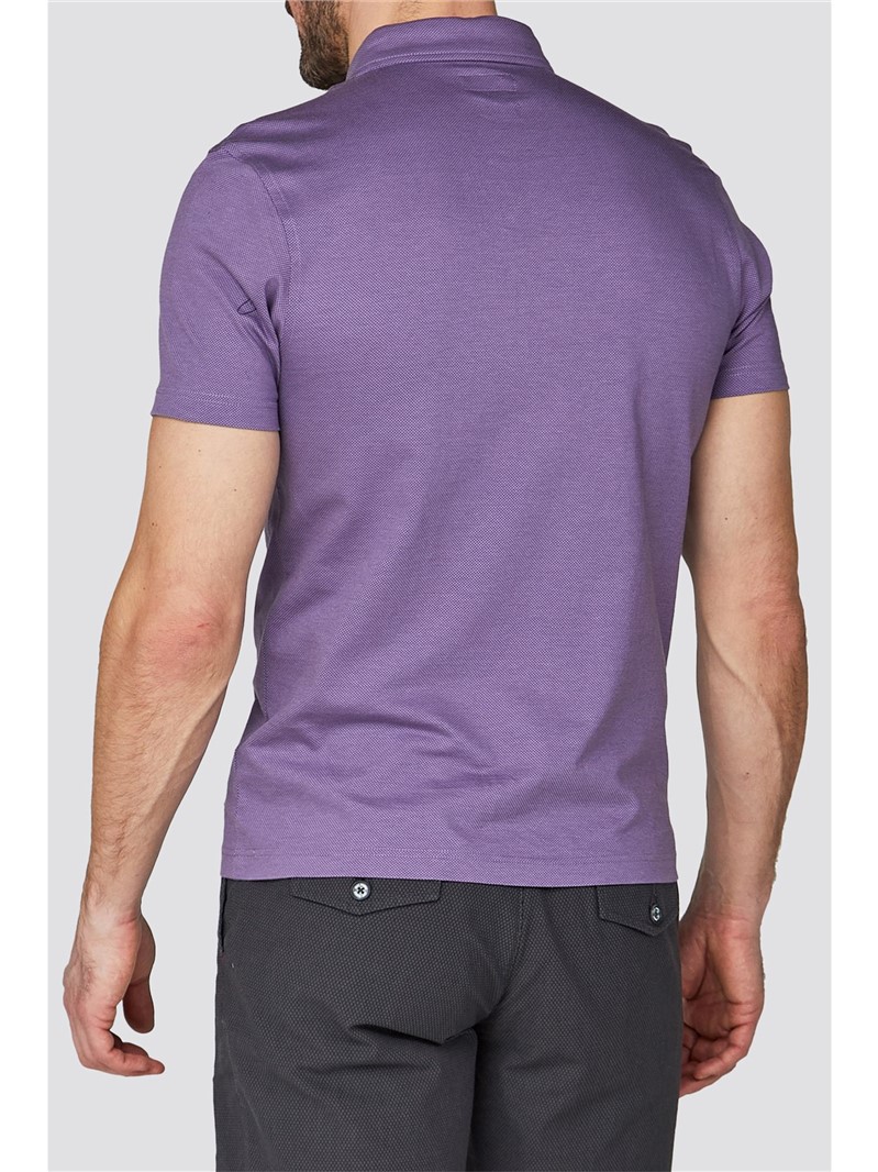  Lilac Microcheck Polo