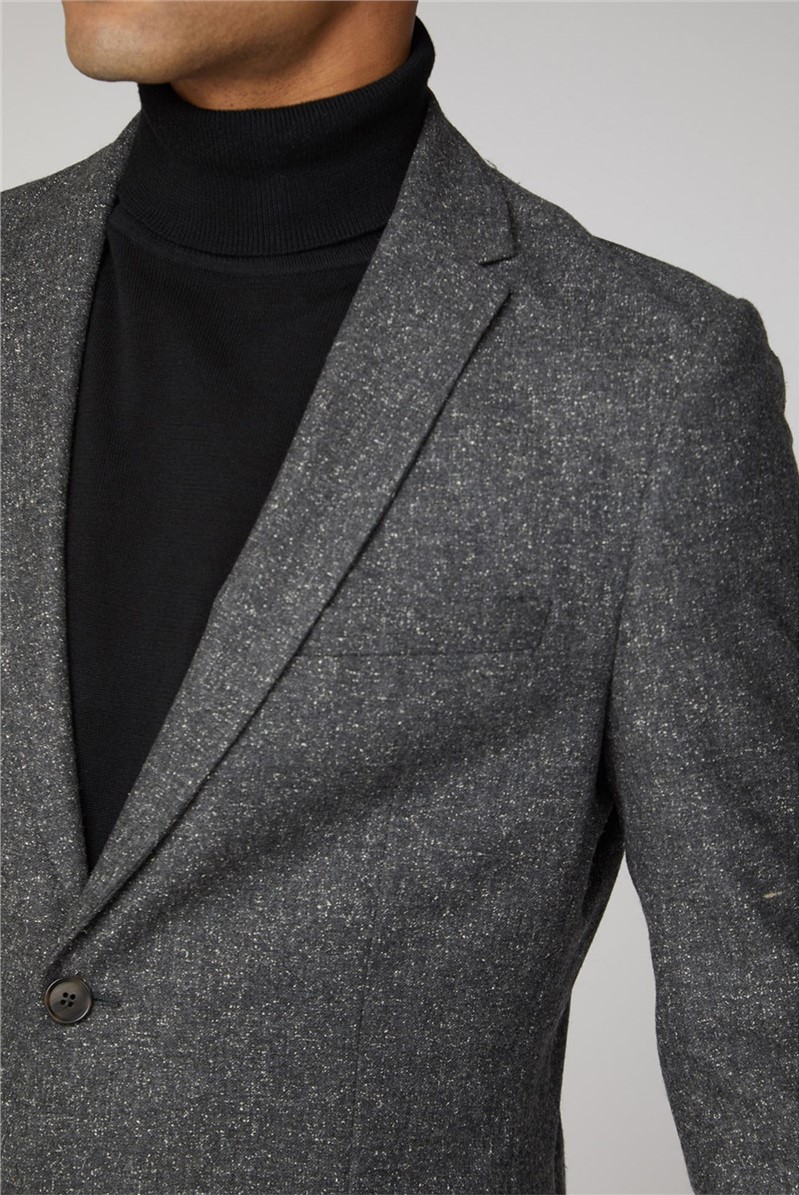 Ben Sherman Charcoal Unstructured Suit Jacket Suit Direct