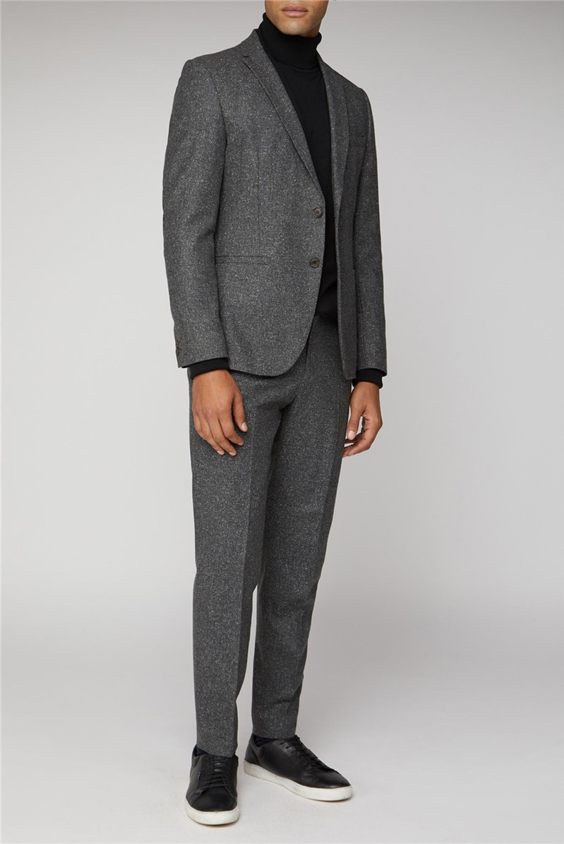  Charcoal Speckle Unstructured Camden Jacket