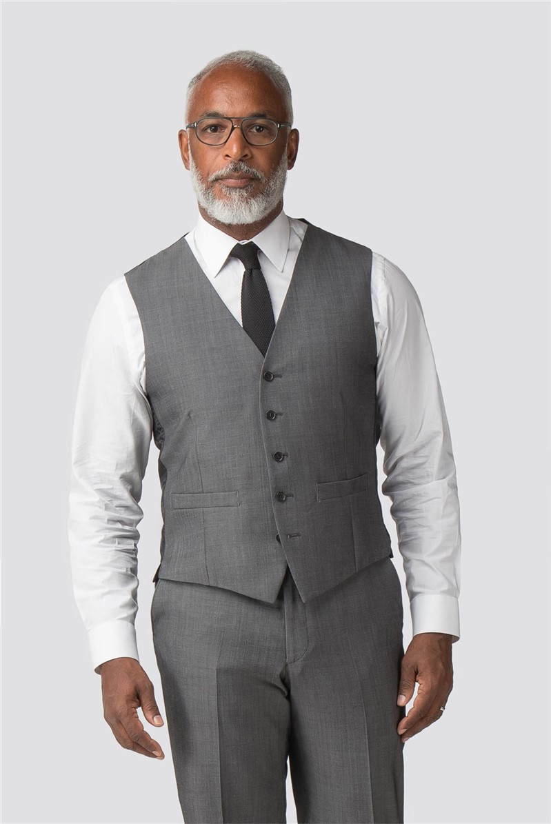  Regular Fit Grey Tonic Performance Waistcoat