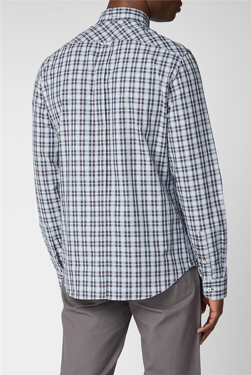 Ben Sherman | Classic Blue Check Shirt | Suit Direct