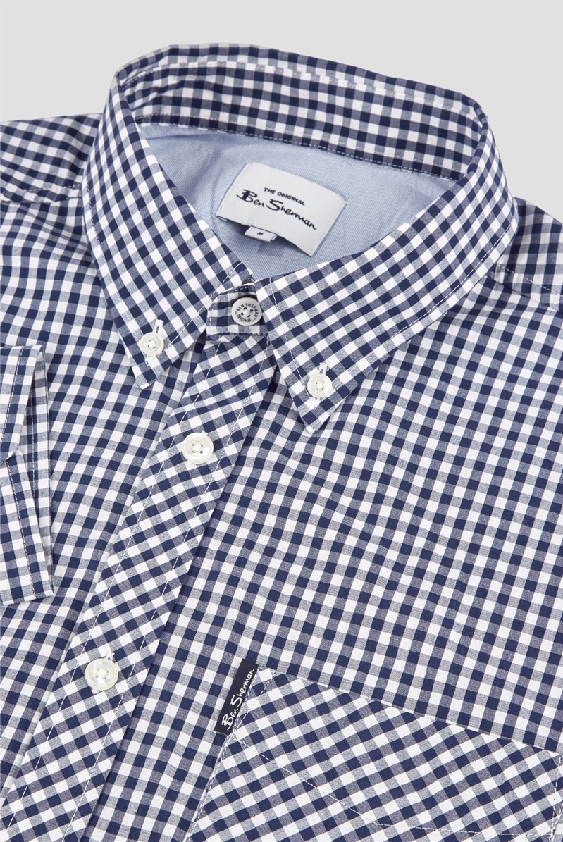  Signature Long Sleeved Gingham Shirt