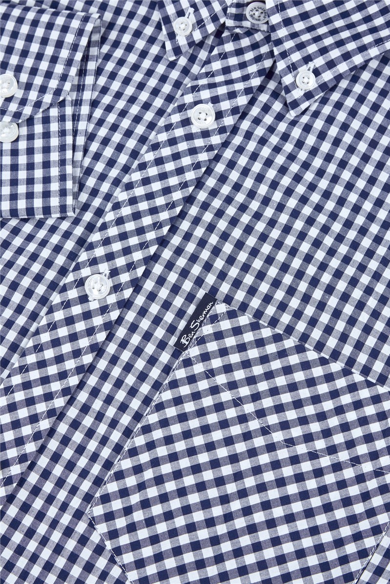  Signature Long Sleeved Gingham Shirt