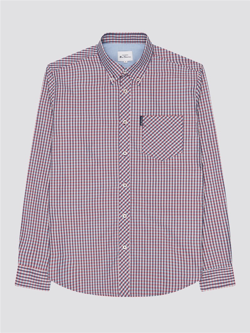 Ben Sherman | Men's Signature Gingham Shirt | Suit Direct