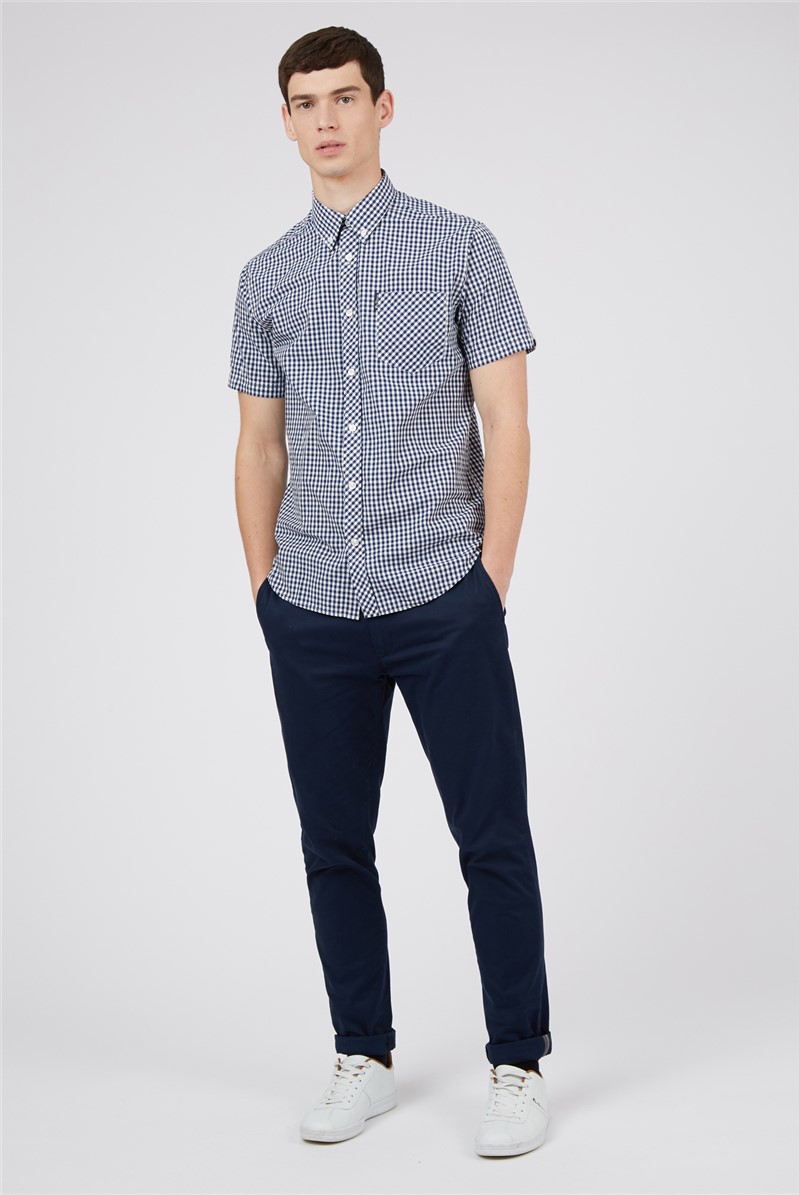  Signature Short Sleeved Gingham Shirt