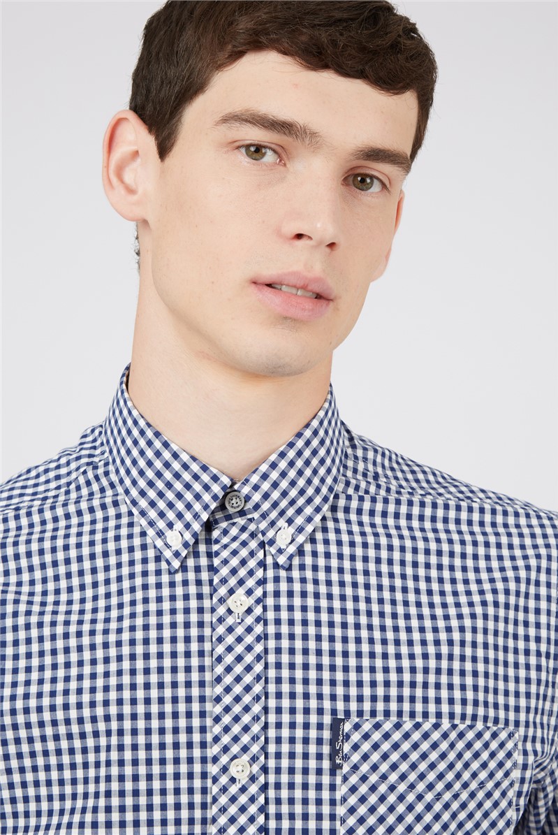  Signature Short Sleeved Gingham Shirt