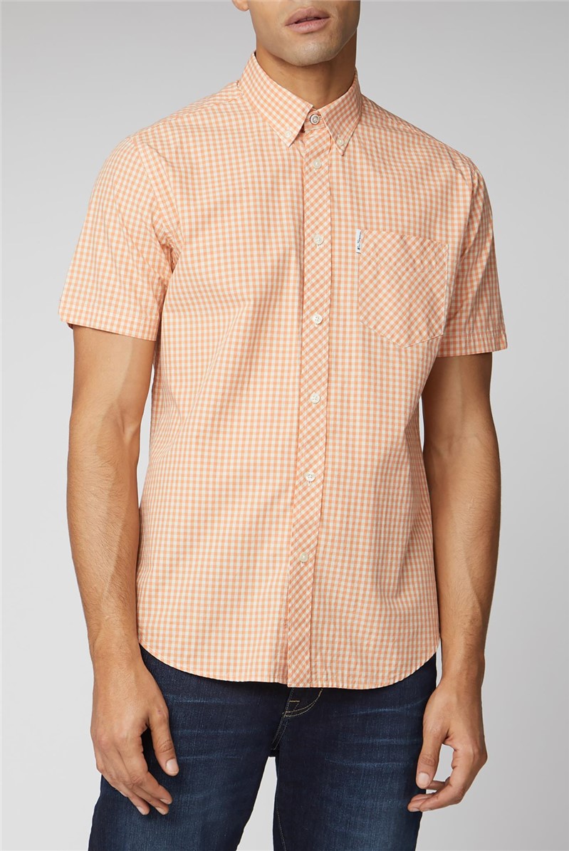  Signature Short Sleeve Gingham Shirt