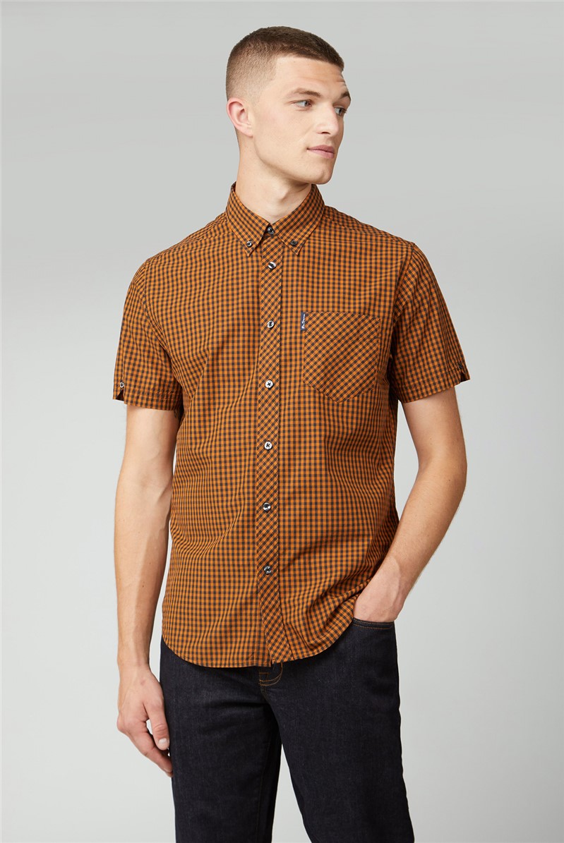  Gold Signature Short Sleeved Gingham Shirt