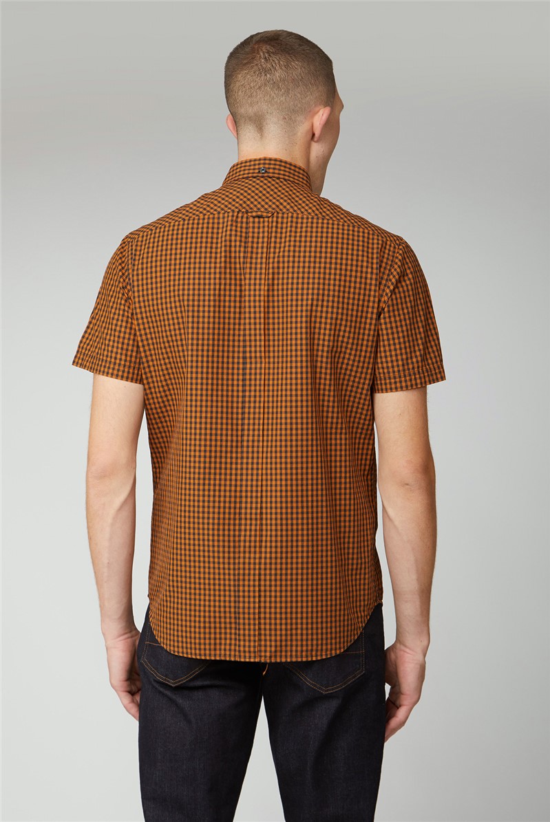  Gold Signature Short Sleeved Gingham Shirt