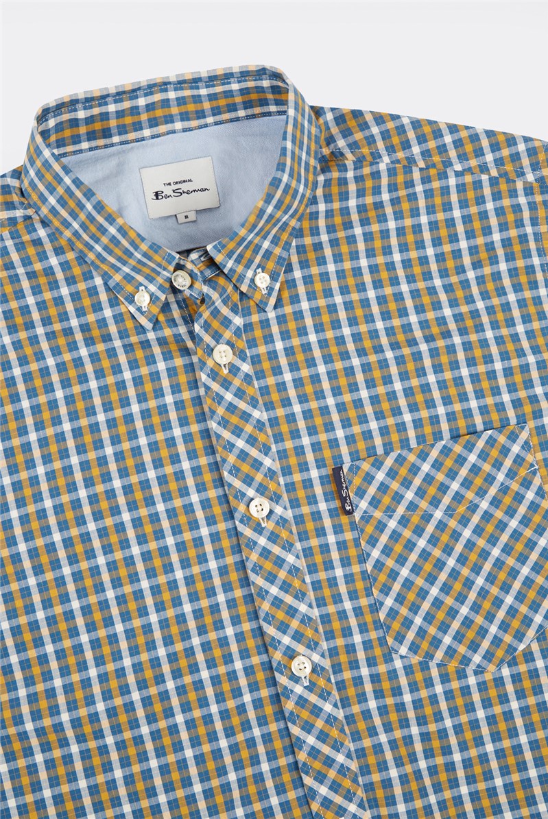  Signature House Checked Long Sleeved Shirt