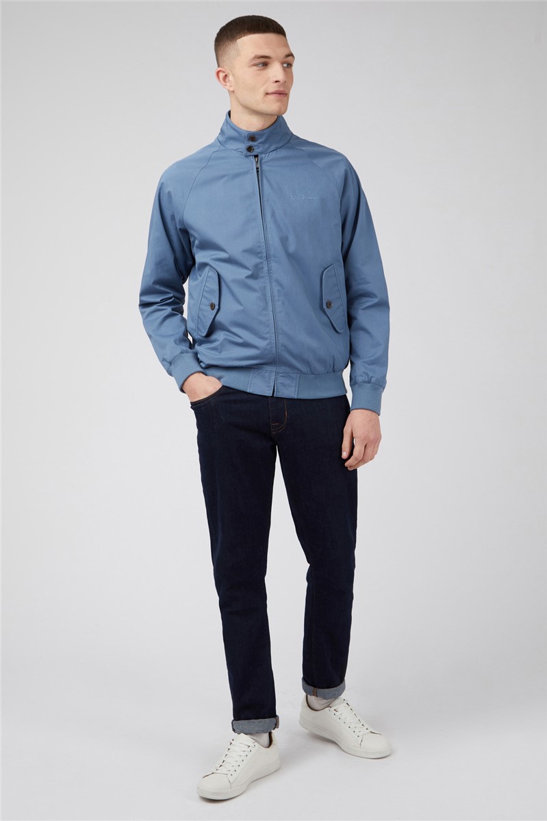 Harrington jacket light on sale blue