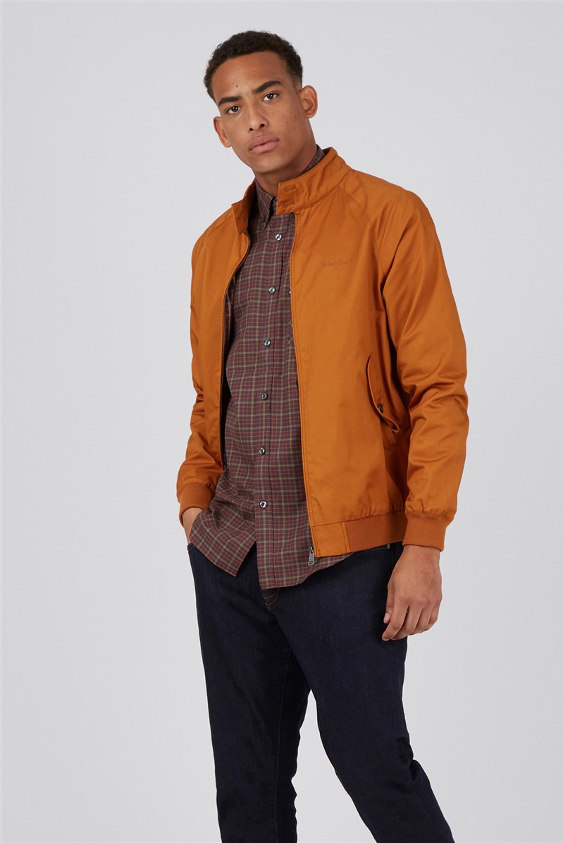 Orange deals harrington jacket