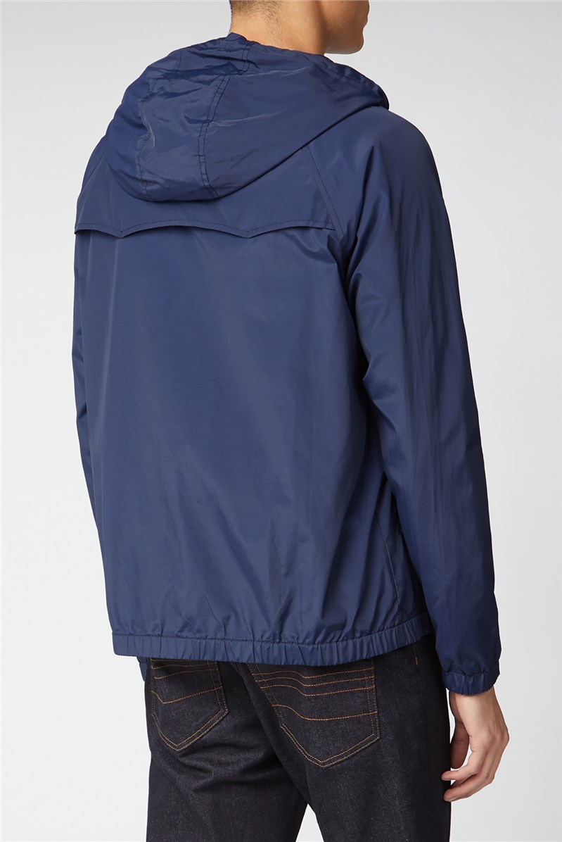 Ben Sherman | Navy Waterproof Hooded Jacket | SuitDirect.co.uk