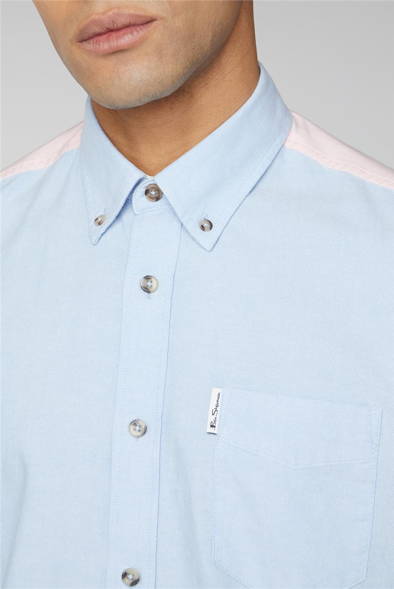  Colour Block Oxford Shirt