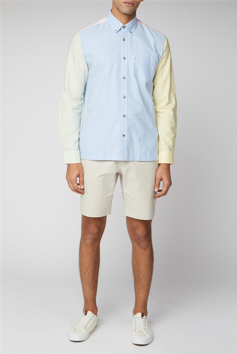  Colour Block Oxford Shirt