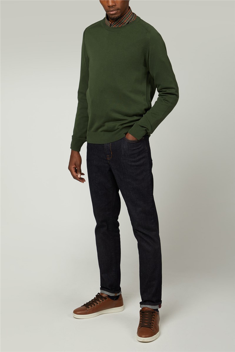 Ben Sherman | Men's Cotton Crew Neck Jumper | Suit Direct