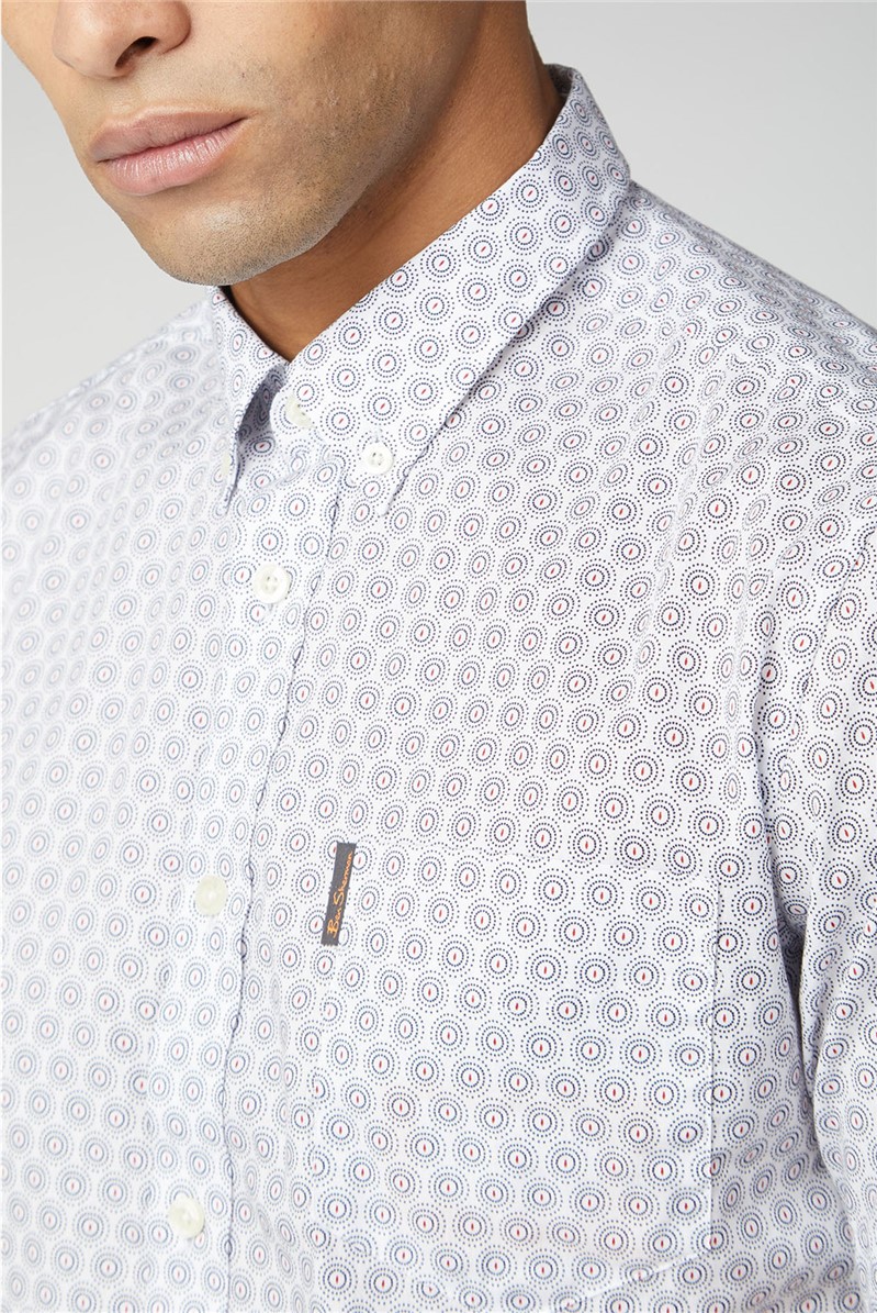  Short Sleeve Circular print Shirt