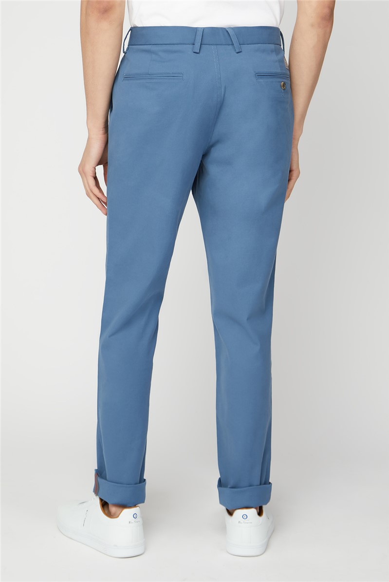 Ben Sherman | Mens Bright Blue Slim Fit Chino | SuitDirect.co.uk