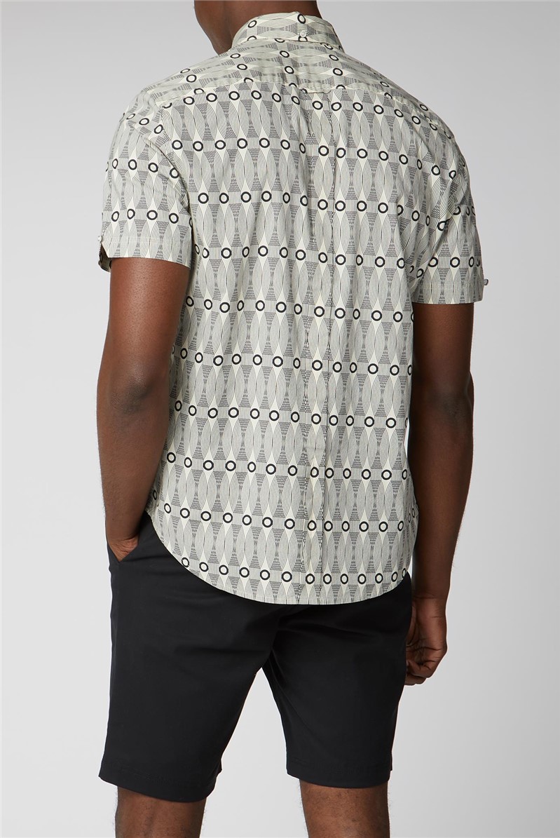  Retro Print Shirt