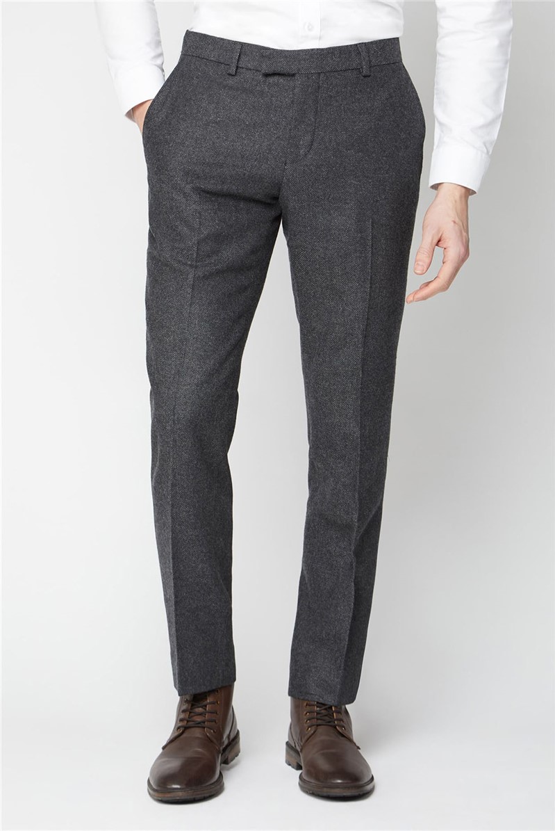  Charcoal Donegal Tailored Suit Trousers