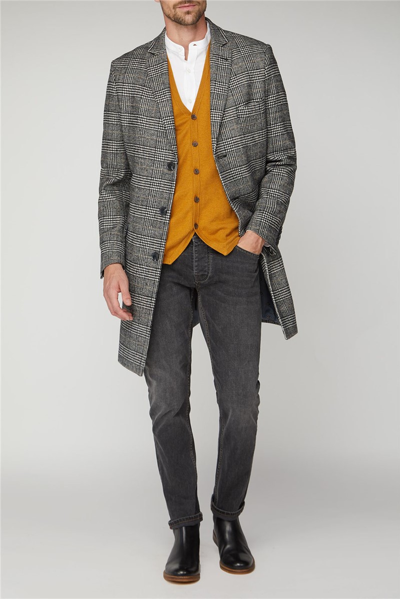  Prince of Wales Check Overcoat