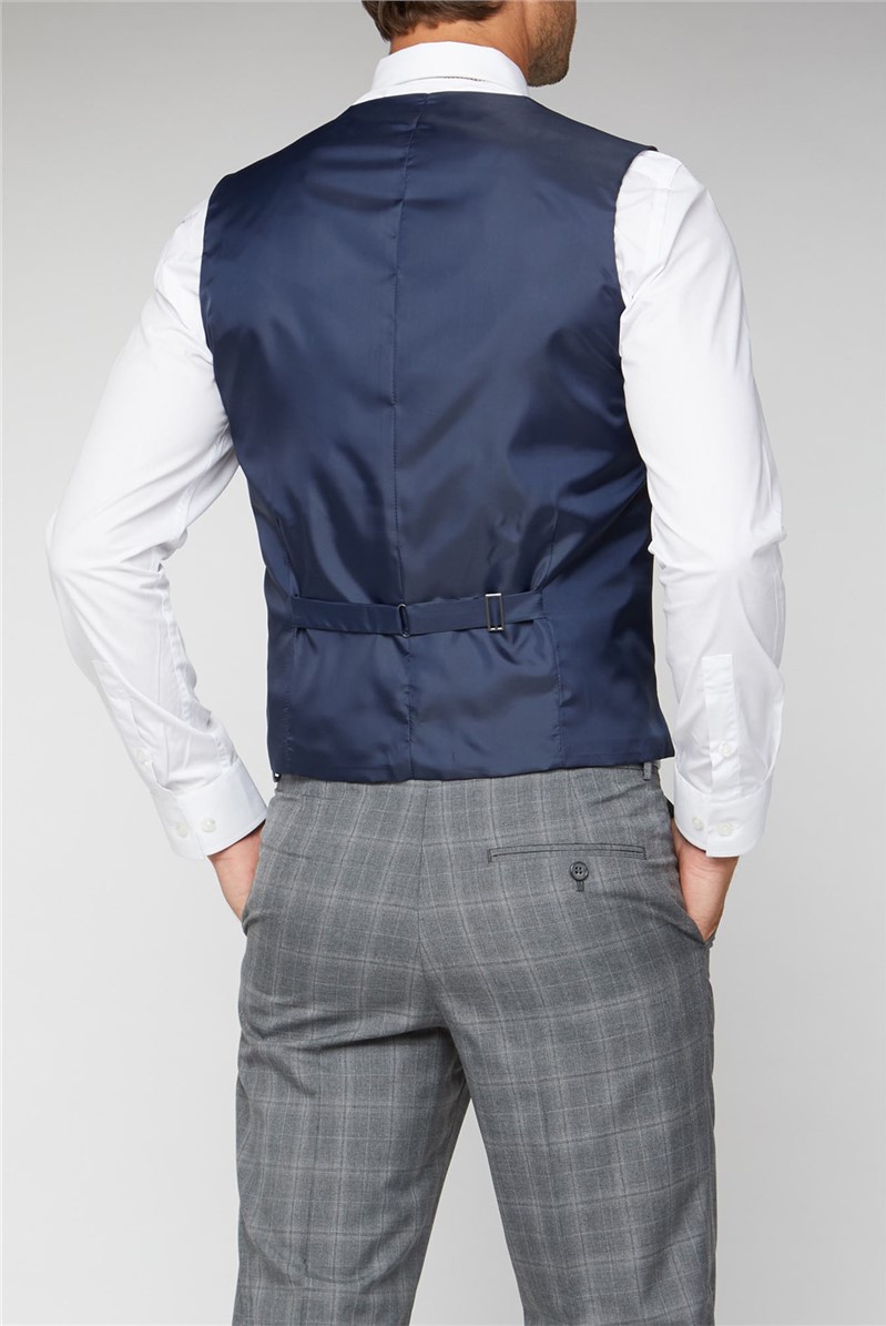  Regular Fit Grey Check Suit Jacket