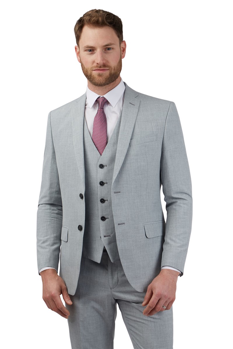 grey tailored dress