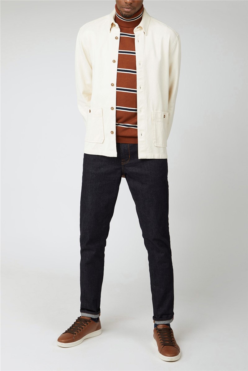  Raw Cotton Chore Casual Jacket