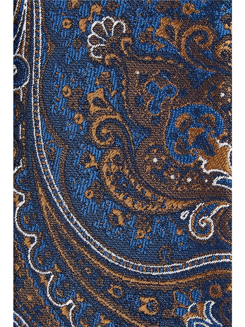   Burnt Orange Paisley Tie