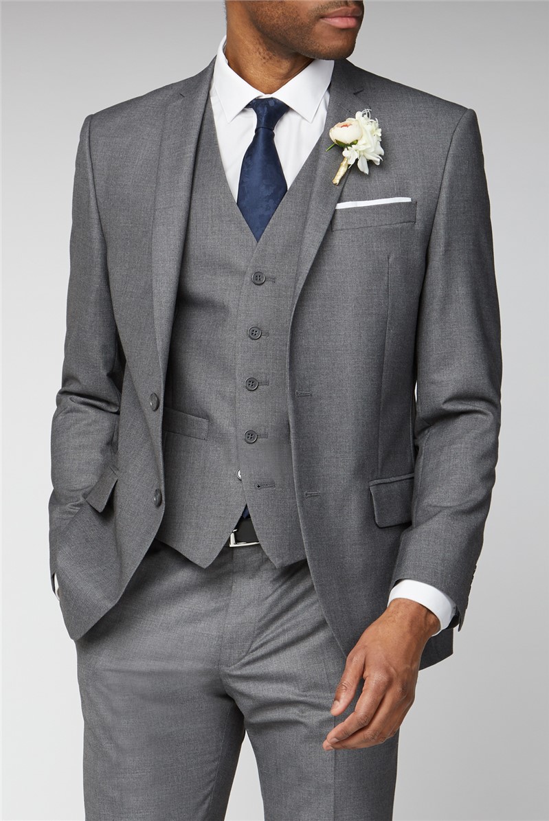 Men's Slim-Fit Casual Suit Blazer - Wedding Business Dress Jacket (Polyester)