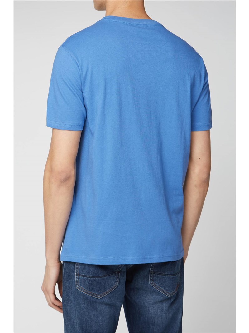 Ben Sherman | Blue Scooter Print T-Shirt | Ben Sherman.co.uk