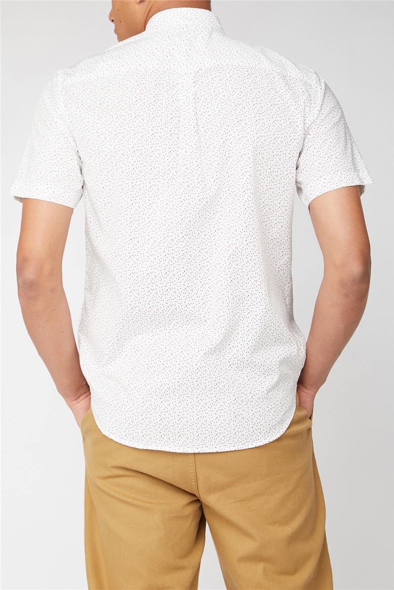  Short Sleeve Dash Print Shirt